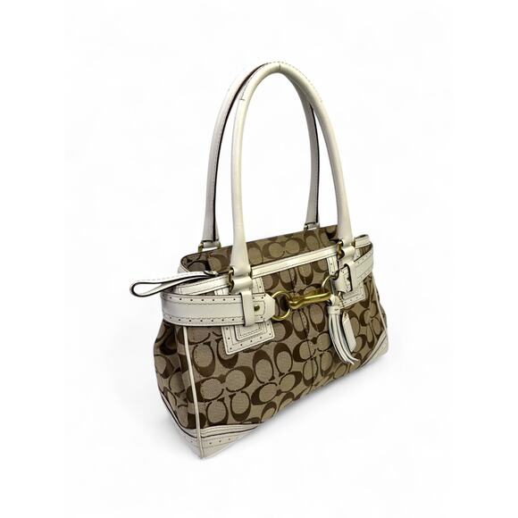 Coach Vintage Y2K Hampton Signature Satchel - Picture 3 of 16